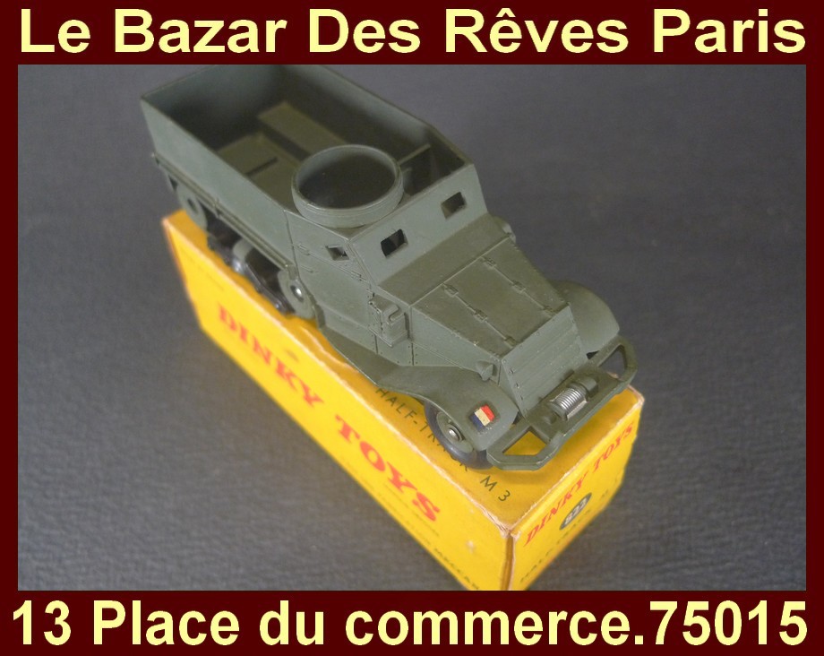 DINKY TOYS HALF Track 822 MECCANO Made in France En l'état Pour pièce