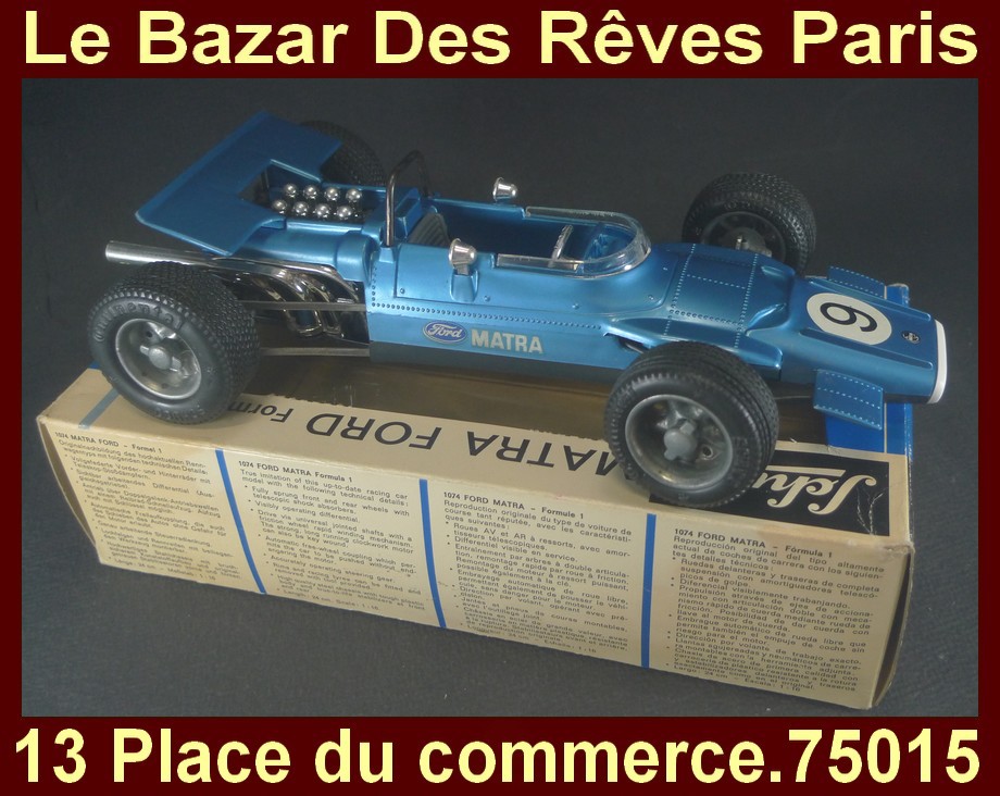 SCHUCO Allemagne - Matra Ford F1 1074 Miniature De Collection Avec Boîte