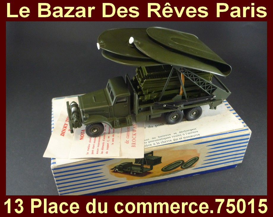DINKY TOYS FRANCE camion transport de pont BROCKWAY, vintage, ref : 884